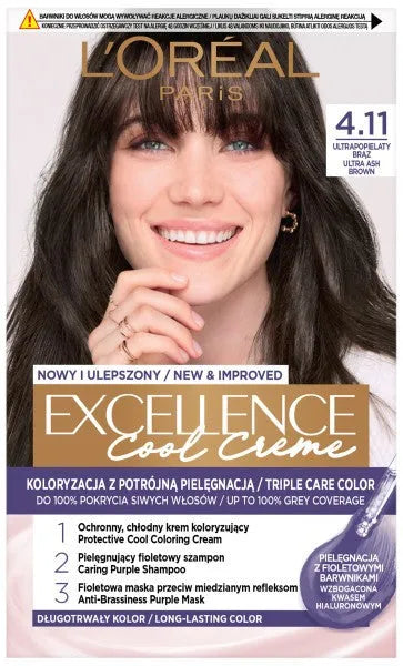 LOR EXCELLENCE 4.11 UltAshBrown rudas - Kosmetika