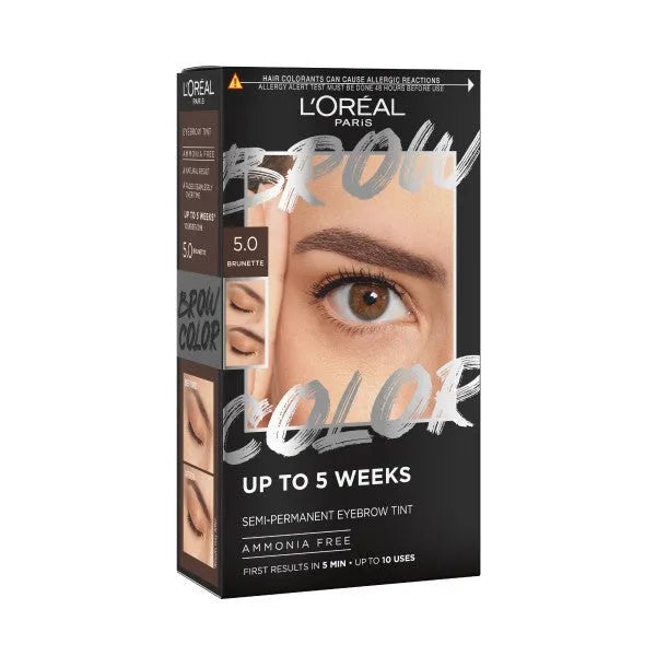 LOREAL Brow Color Eyebrow Coloring Set - 5.0 Brunette 1op. - Kosmetika