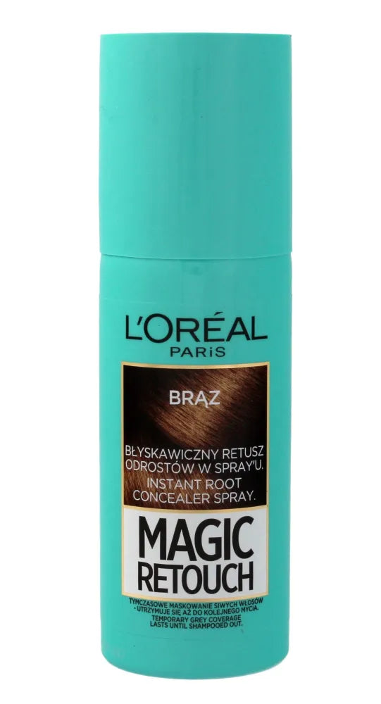 Loreal Magic Retouch Purškiklis šaknims atnaujinti nr. 3 rudas 1vnt 75ml - Kosmetika