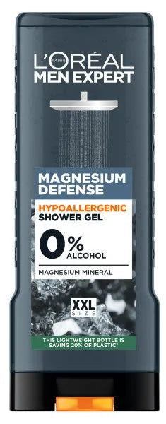 LOREAL Men Expert Dušo Gelis Magnio Apsauga - 400 ml - Kosmetika