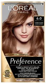 LOREAL Preference plaukų dažai 6 Tamsiai šviesūs - Kosmetika