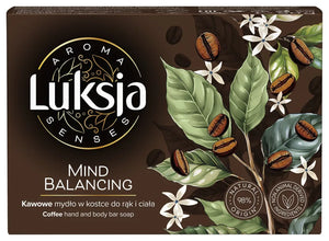 LUKSJA Aroma Senses Mind Balancing Coffee soap bar for hands and body 90 g - Higiena