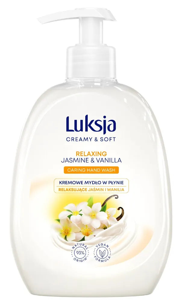 Luksja Creamy & Soft Relaxing Kreminis Skystas Muilas Jazminų ir Vanilės 500ml - Kosmetika
