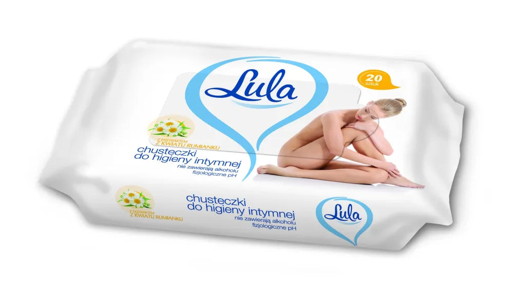 LULA INTIMATE HYGIENE WIPES A`20 intymiai higienai skirti servetėlės - Kosmetika