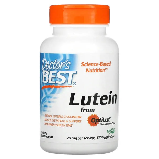 Lutein from OptiLut 10mg - 120 vcaps - Doctor’s Best - Papildai