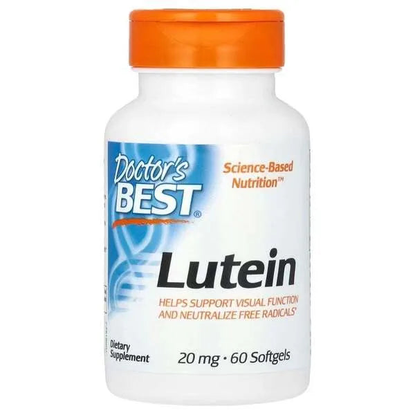 Lutein with FloraGLO 20mg - 60 softgels - Doctor’s Best - Papildai