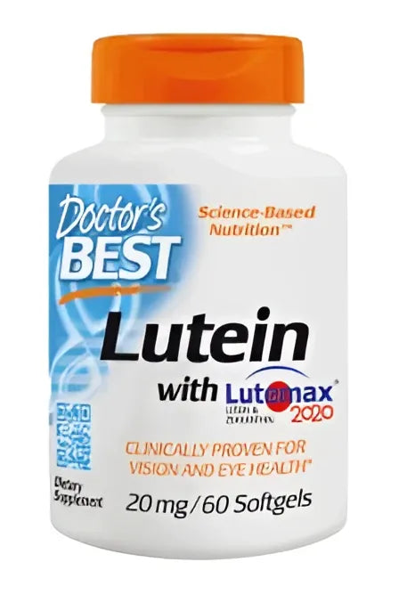 Lutein with Lutemax 20mg - 60 softgels - Doctor’s Best - Papildai