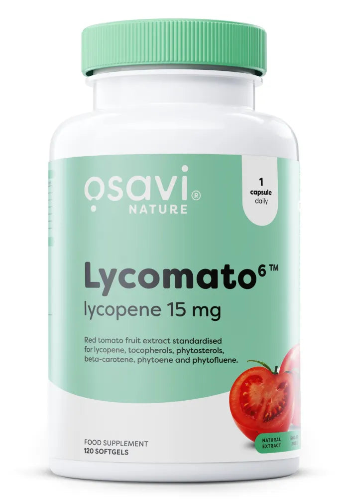 Lycomato Lycopene 15 mg - 120 softgels - Osavi - Papildai