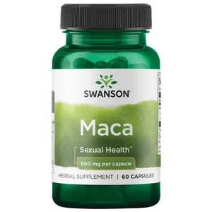 Maca - Peruvinė Pipirnė - 500 mg - N60 - Swanson - Papildai