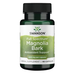 Magnolia Bark - Magnolijos žievė - 400 mg - N60 - Swanson - Papildai