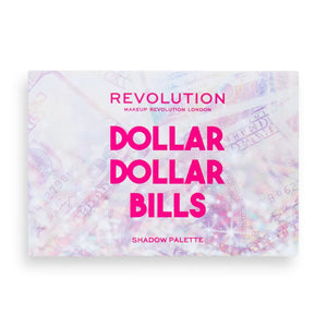 Makeup Revolution Power Shadow Palette Eyeshadow (6) Dollar Bills 1vnt - Kosmetika