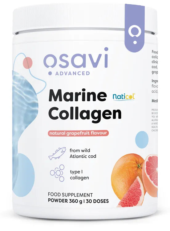 Marine Collagen Wild Cod Grapefruit - 360g - Osavi - Papildai