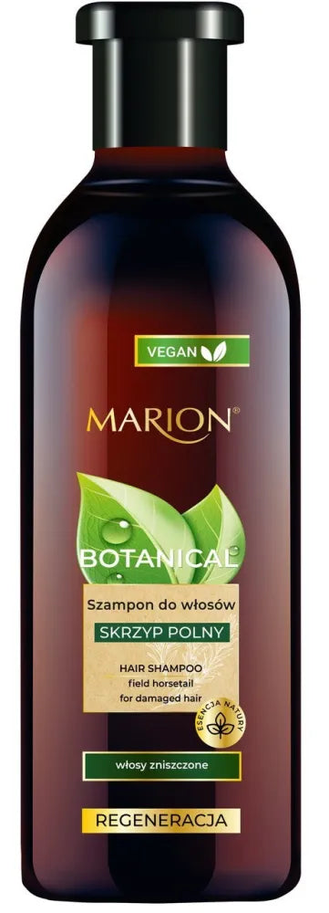 Marion Botanical Regeneruojantis šampūnas plaukams su lauko šilku - pažeistiems 400ml - Kosmetika