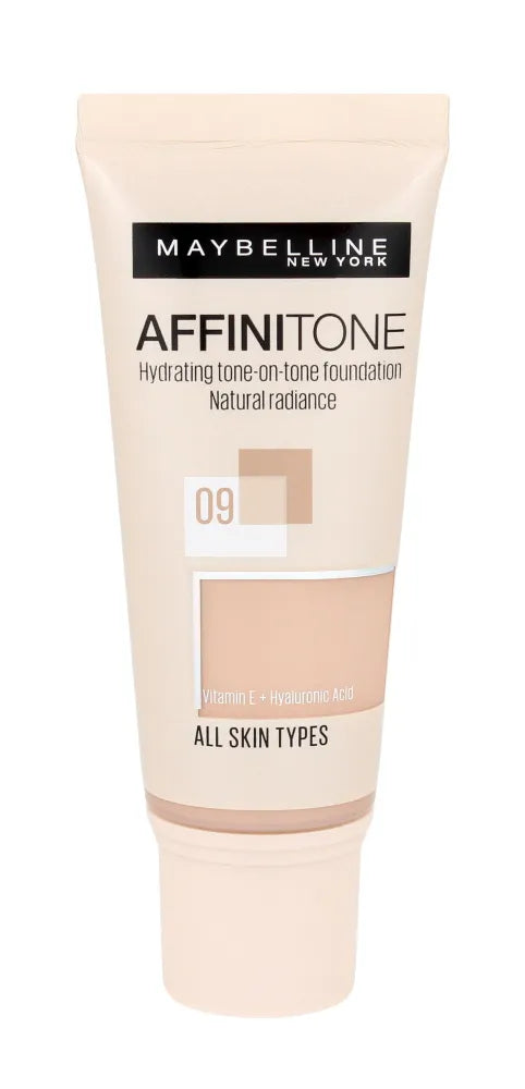 Maybelline Affinitone Foundation No. 09 Opal Rose - tūbelė 30ml - Kosmetika
