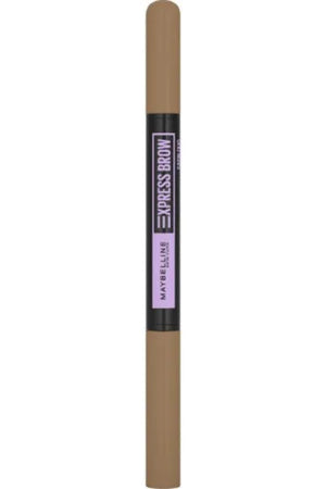 MAYBELLINE Express Brow Satin Duo Double-Sided Antakių pieštukas Nr. 01 Tamsiai Šviesus 1vnt - Kosmetika