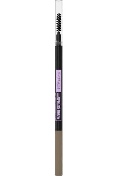 MAYBELLINE Express Brow Ultra Slim Antakių pieštukas - 02 Soft Brown 1 vnt - Kosmetika