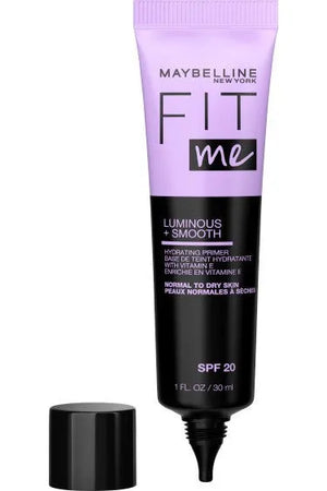 MAYBELLINE Fit Me drėkinamasis švytintis makiažo pagrindas normaliems ir sausiems odos tipams 30ml - Kosmetika