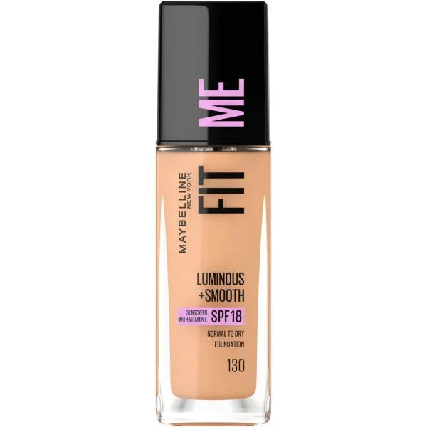 Maybelline Fit Me! Illuminating Foundation Luminous&Smooth No. 130 Buff Beige 30ml - Kosmetika