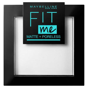 MAYBELLINE Fit Me! Matinis + Porų užpildas kompaktinė pudra Nr. 090 Permatomas 9g - Kosmetika