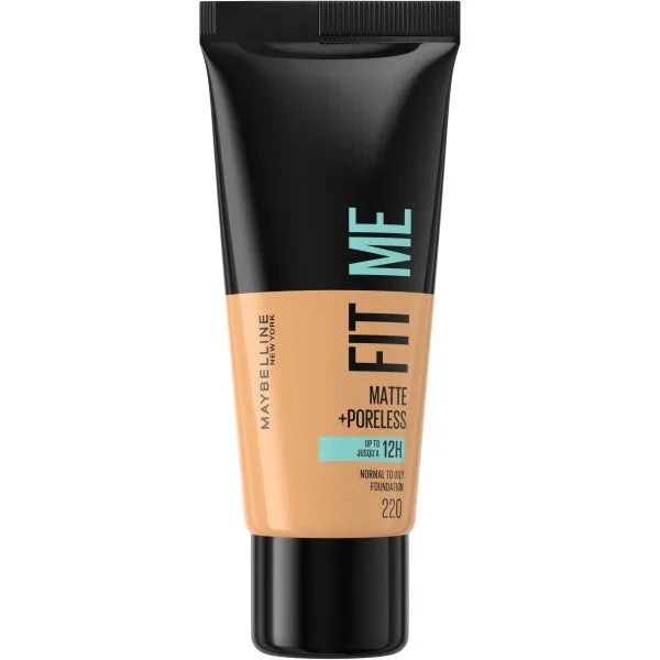 Maybelline Fit Me! Matte Foundation Nr. 220 Natūralus Bežinis 30ml - Kosmetika