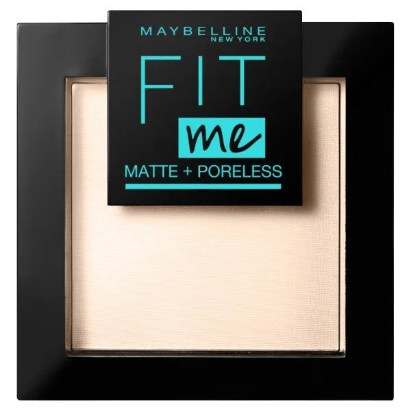 Maybelline Fit Me! Matte + Poreless Compact Powder Nr. 105 Natūralus dramblio kaulas 9g - Kosmetika