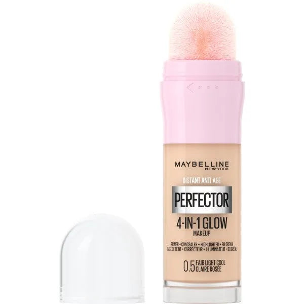 MAYBELLINE Perfector 4-in-1 Glow Veido Korrektorius Nr. 0.5 Šviesiai Šaltas 20ml - Kosmetika