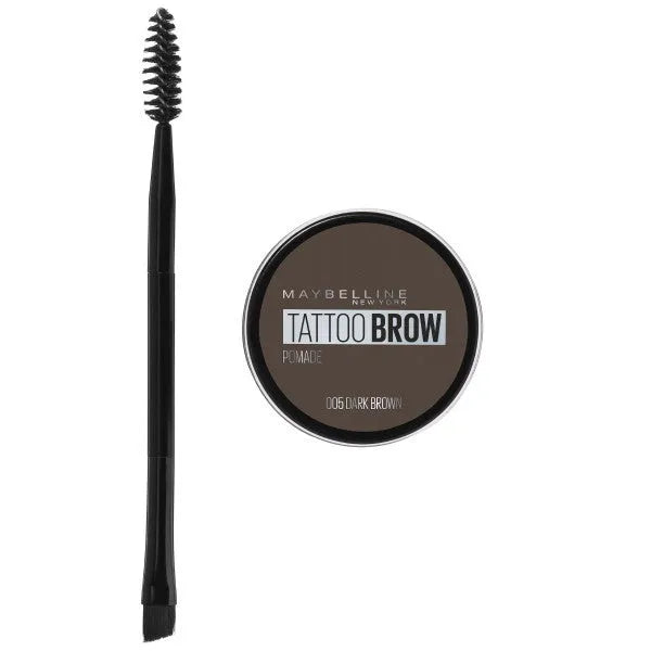 MAYBELLINE Tattoo Brow Vandeniui atsparūs antakių dažai - 05 Tamsiai rudas 3.5ml - Kosmetika