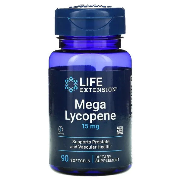 Mega Lycopene 15mg - 90 softgels - Life Extension - Papildai