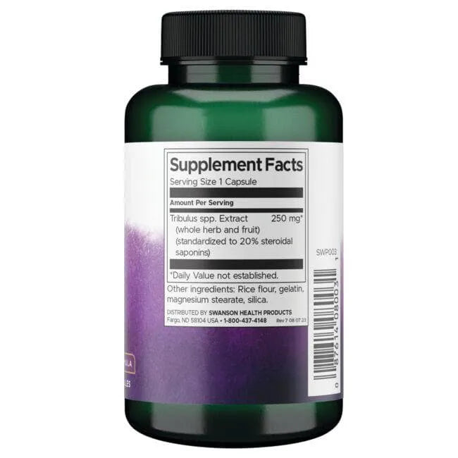 Mega Tribulus Extract - 250 mg - N120 - Swanson - Papildai