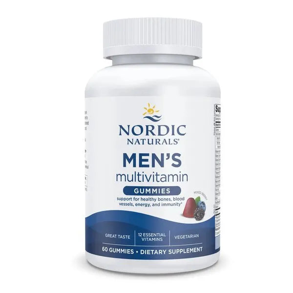 Men’s Multivitamin Gummies Mixed Berry - 60 - Nordic Naturals - Papildai
