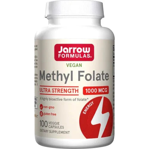 Methyl Folate 1000mcg - 100 vcaps - Jarrow Formulas - Papildai