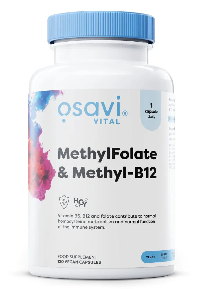 MethylFolate & Methyl-B12 - 120 vegan caps - Osavi - Papildai
