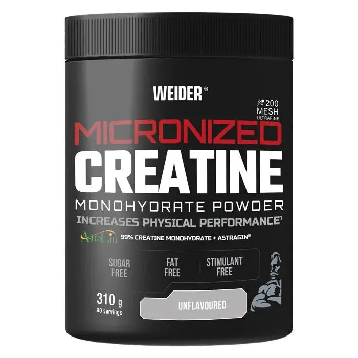 Micronized Creatine Unflavoured - 310g - Weider - Sporto papildai