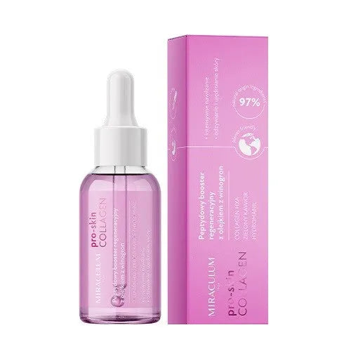Miraculum Collagen Pro-Skin Peptide Regenerative Booster su vynuogių aliejumi 30ml - Kosmetika