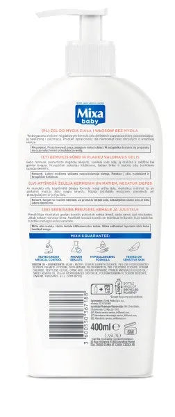 MIXA Baby Šampūnas 2in1 400 ml - Kosmetika