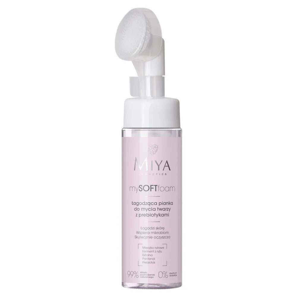 MIYA mySOFTfoam Soothing facial cleansing foam with prebiotics 150 ml - Kosmetika
