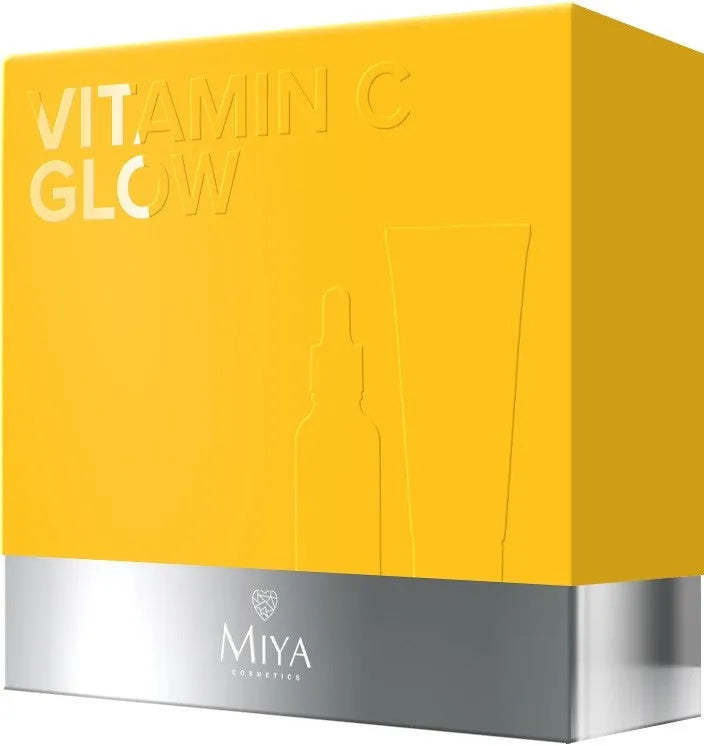 MIYA Vitamin C Glow Gift Set 2025 (Brightening Serum 30ml + Cleansing Foam 100ml) - Kosmetika
