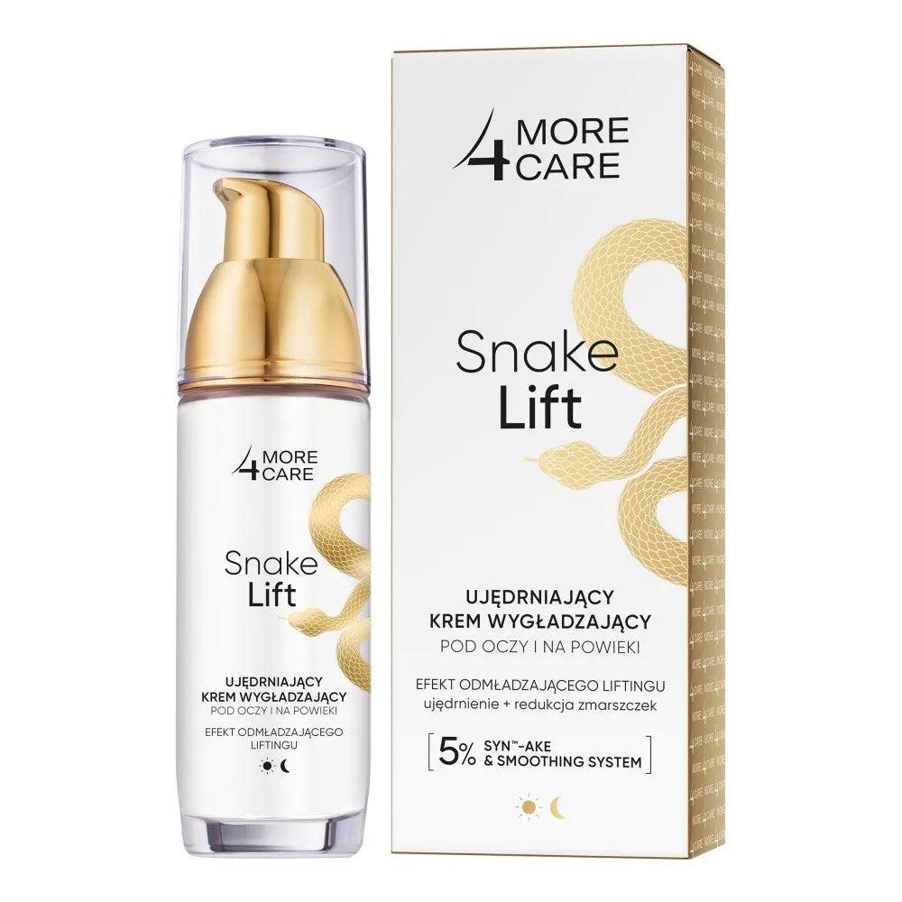More4Care Snake Lift Firming Smoothing Cream for Under Eyes and Eyelids 35ml - Kosmetika