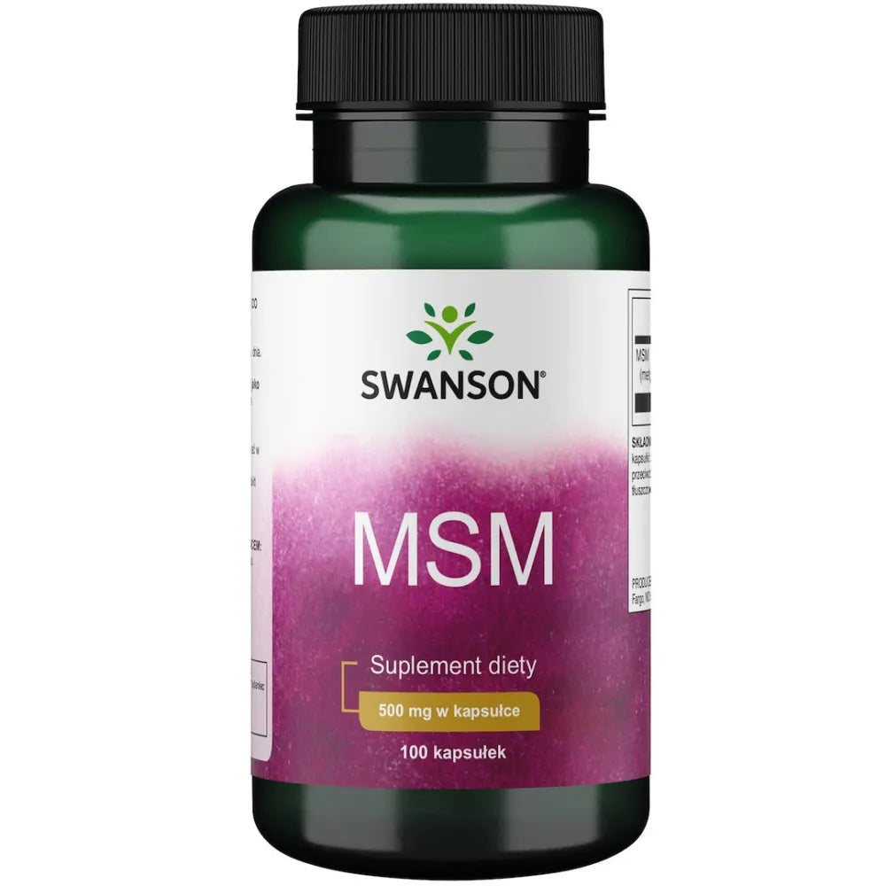 MSM 500mg 100 CAPS - Swanson - Papildai