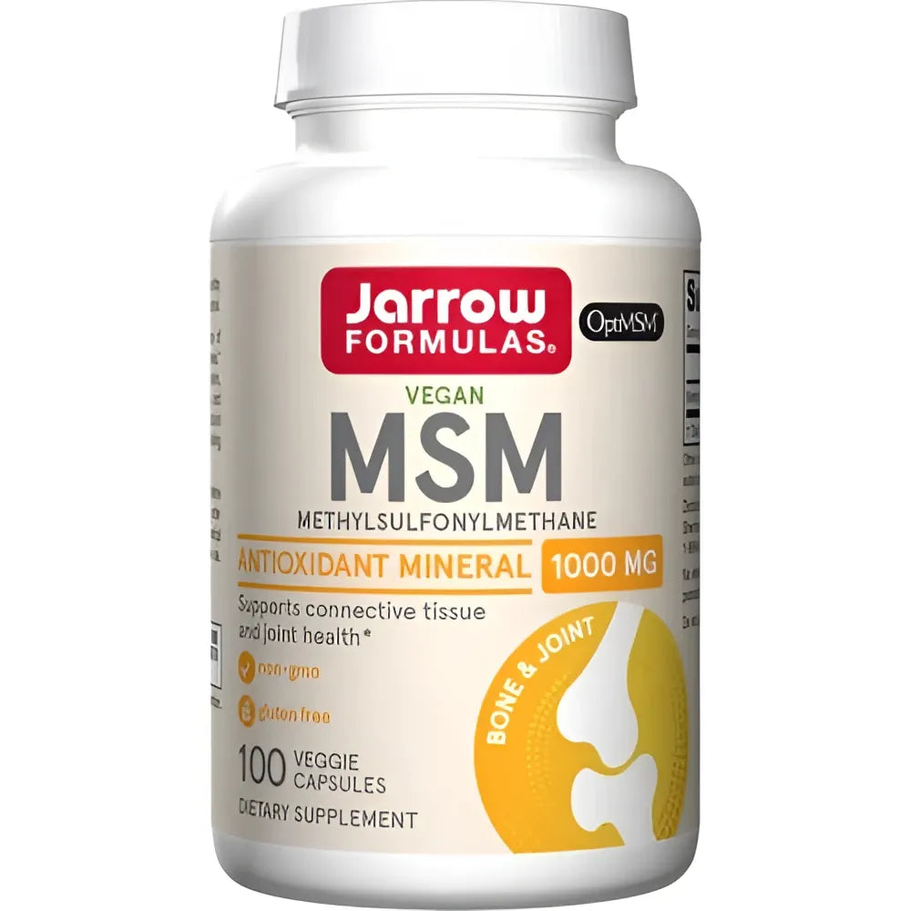 MSM (Methyl-Sulfonyl-Methane) 1000mg - 100 vcaps - Jarrow Formulas - Papildai