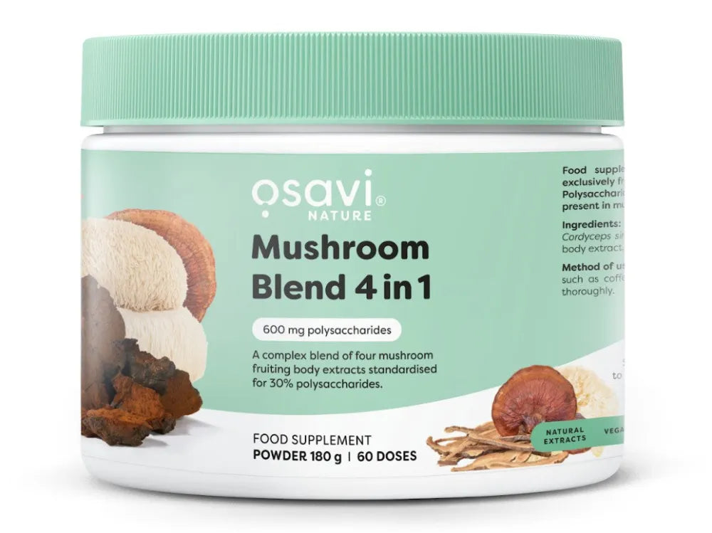 Mushroom Blend 4 in 1 - 180g - Osavi - Papildai