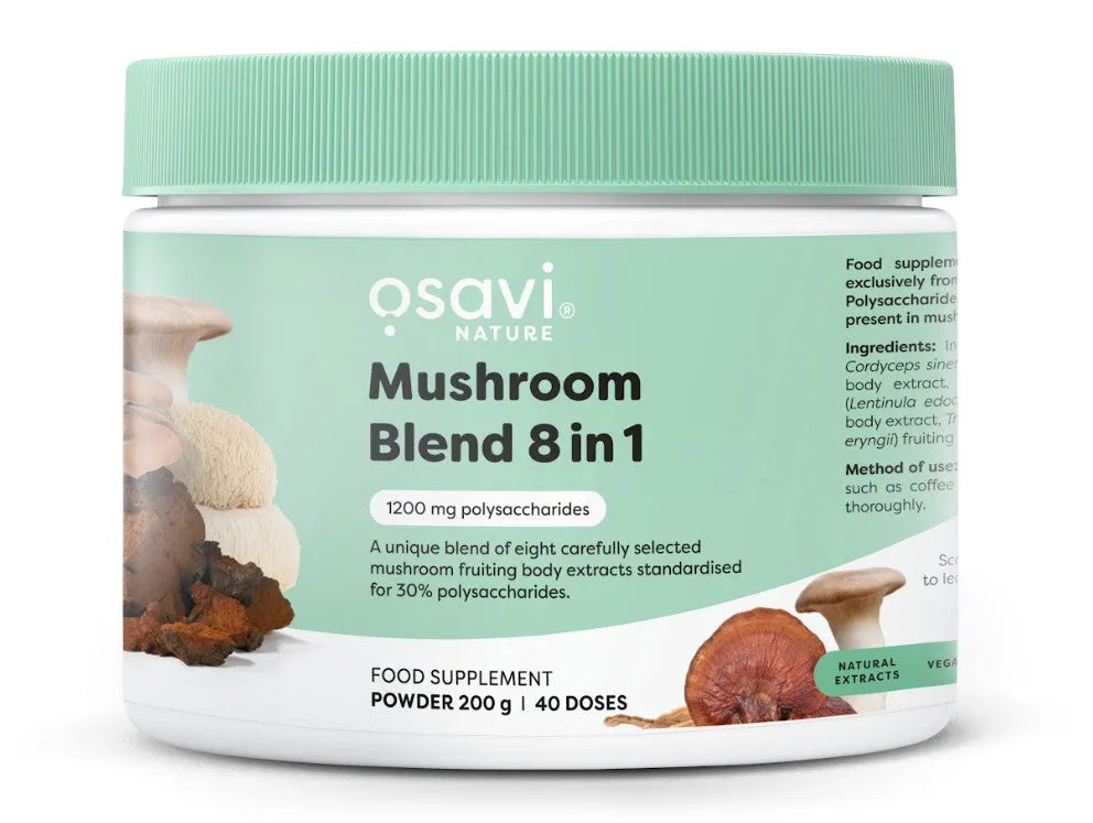 Mushroom Blend 8 in 1 - 200g - Osavi - Papildai