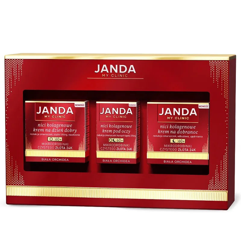 MY CLINIC Gift Set COLLAGEN THREADS 60+ geros rytas kremas naktinis akių - Kosmetika