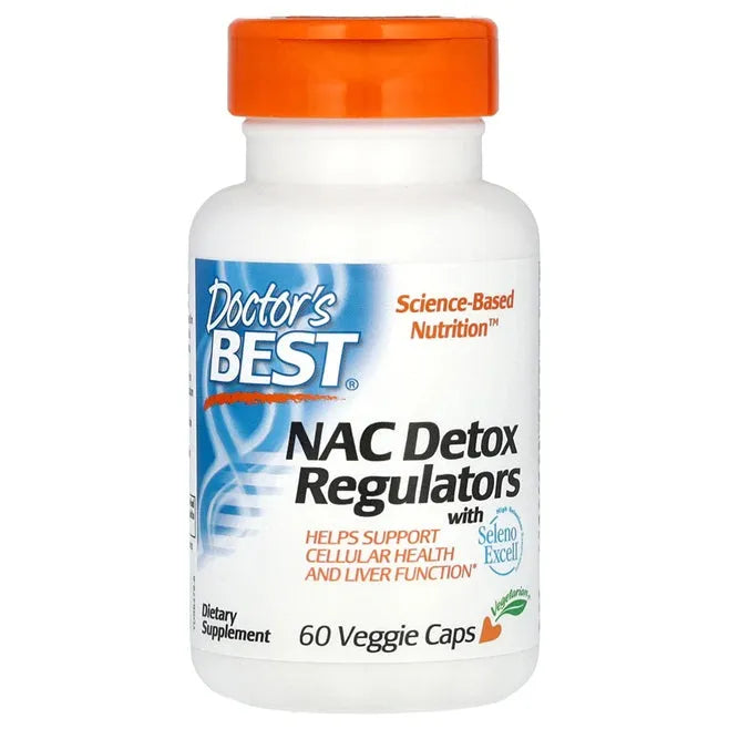 NAC Detox Regulators - 60 vcaps - Doctor’s Best - Papildai