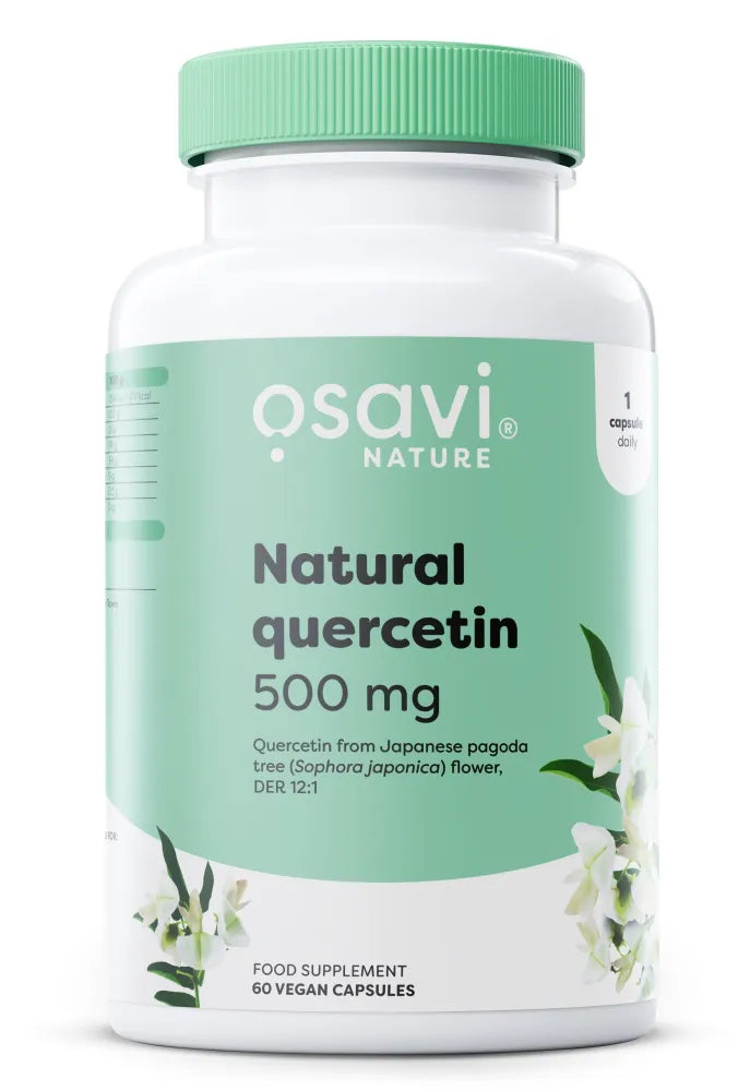 Natural Quercetin 500mg - 60 vegan caps - Osavi - Papildai