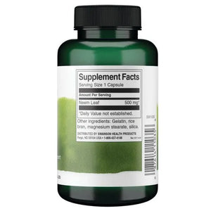 Neem Leaf - 500 mg - N100 - Swanson - Papildai