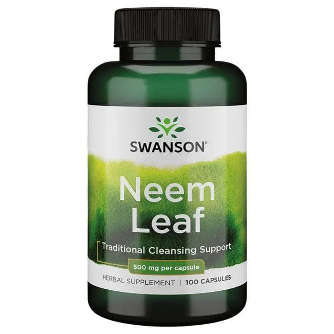 Neem Leaf - 500 mg - N100 - Swanson - Papildai