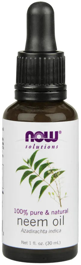 Neem Oil 100% Pure - 30 ml - NOW Foods - Papildai