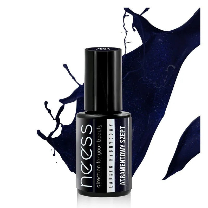 NEESS Hybrid Lacquer 7564 Granatello Brokatello 4ml skaistalai - Kosmetika