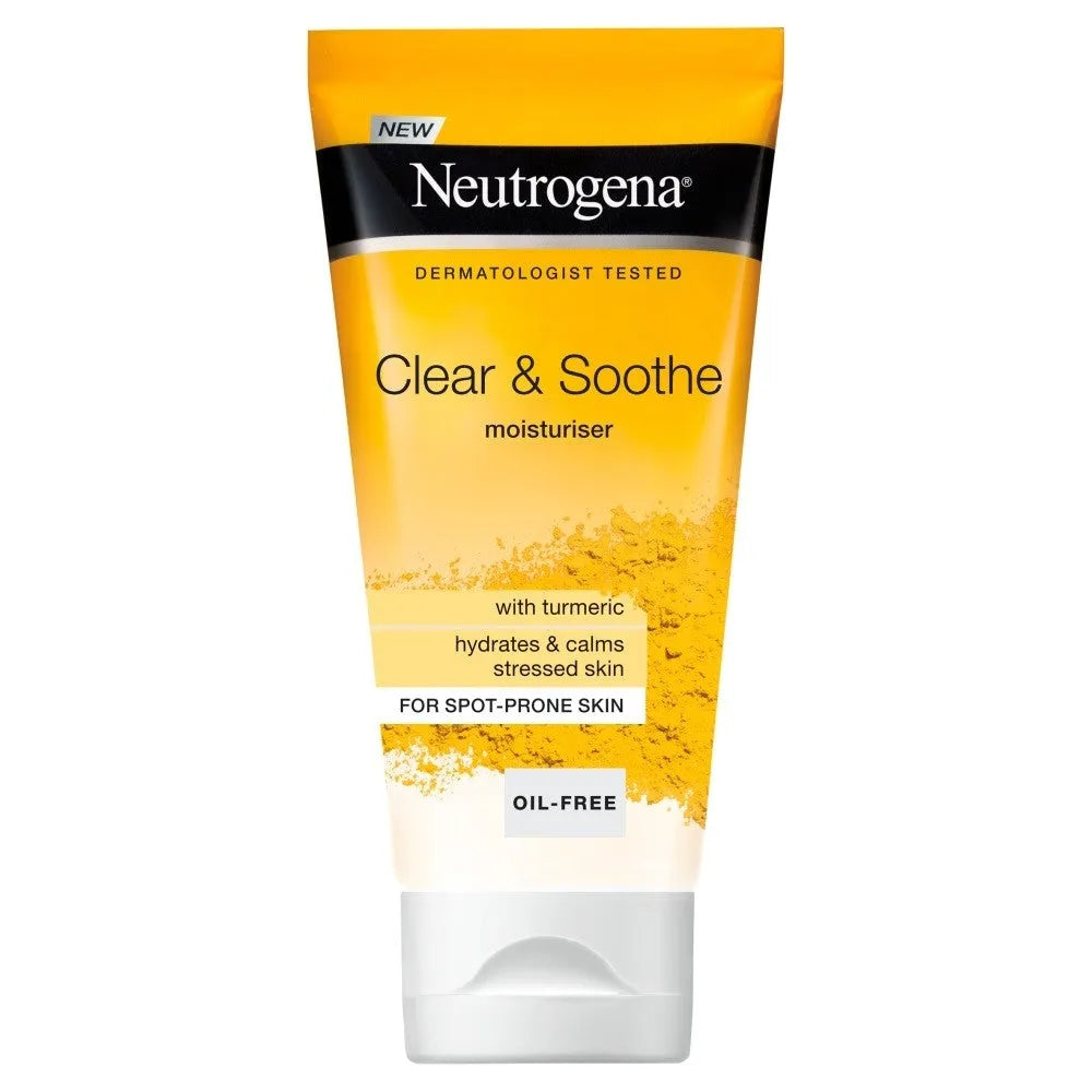 NEUTROGENA Clear & Soothe Veido kremas su ciberžole 75 ml - Kosmetika